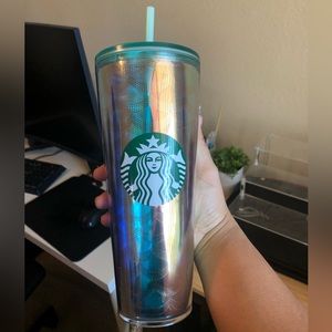 Starbucks Iridescent Marmaid Scale Tumbler